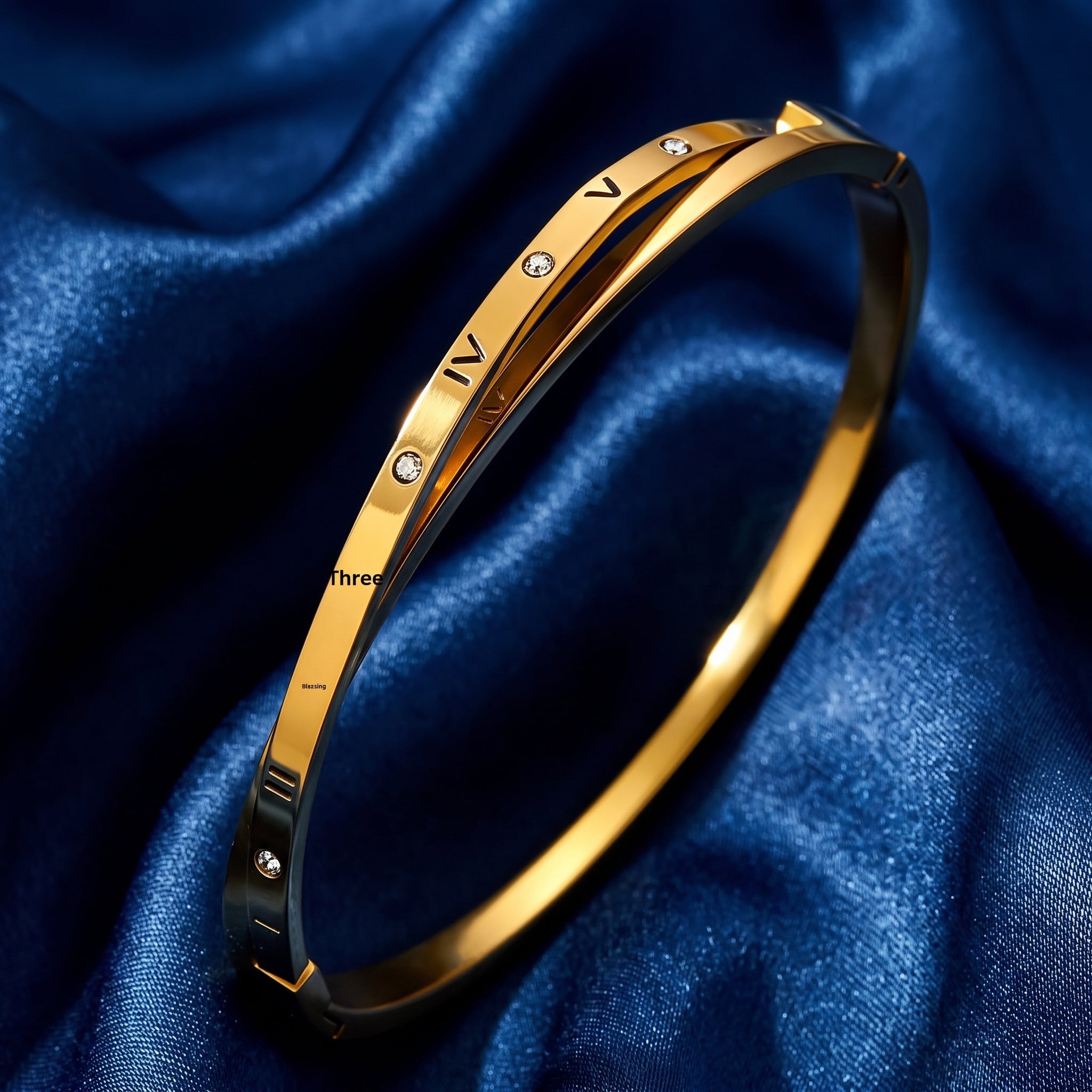The Roman Numeral Crossover Bangle