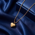 The Puffed Heart Pendant Necklace