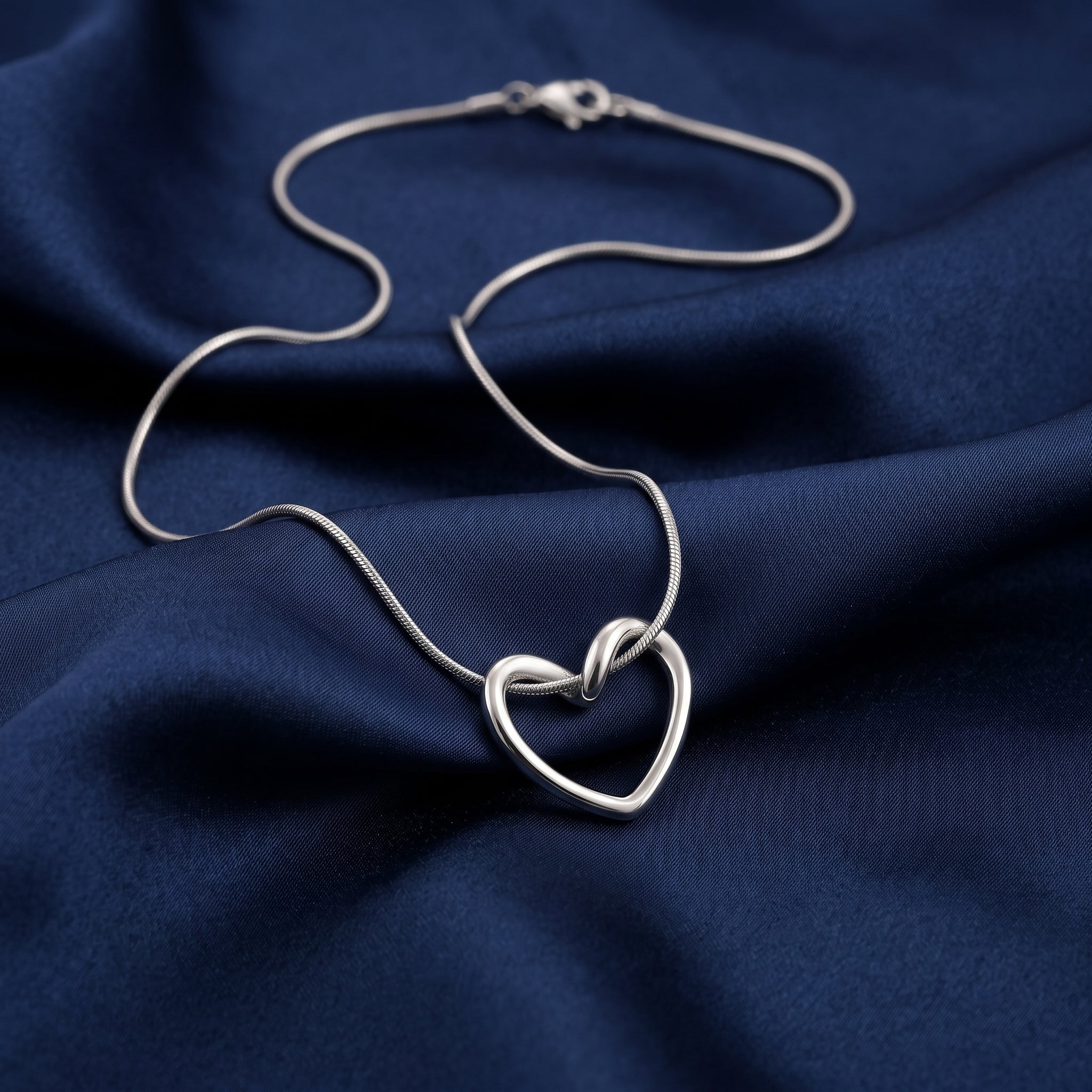 Interlocking Heart Pendant