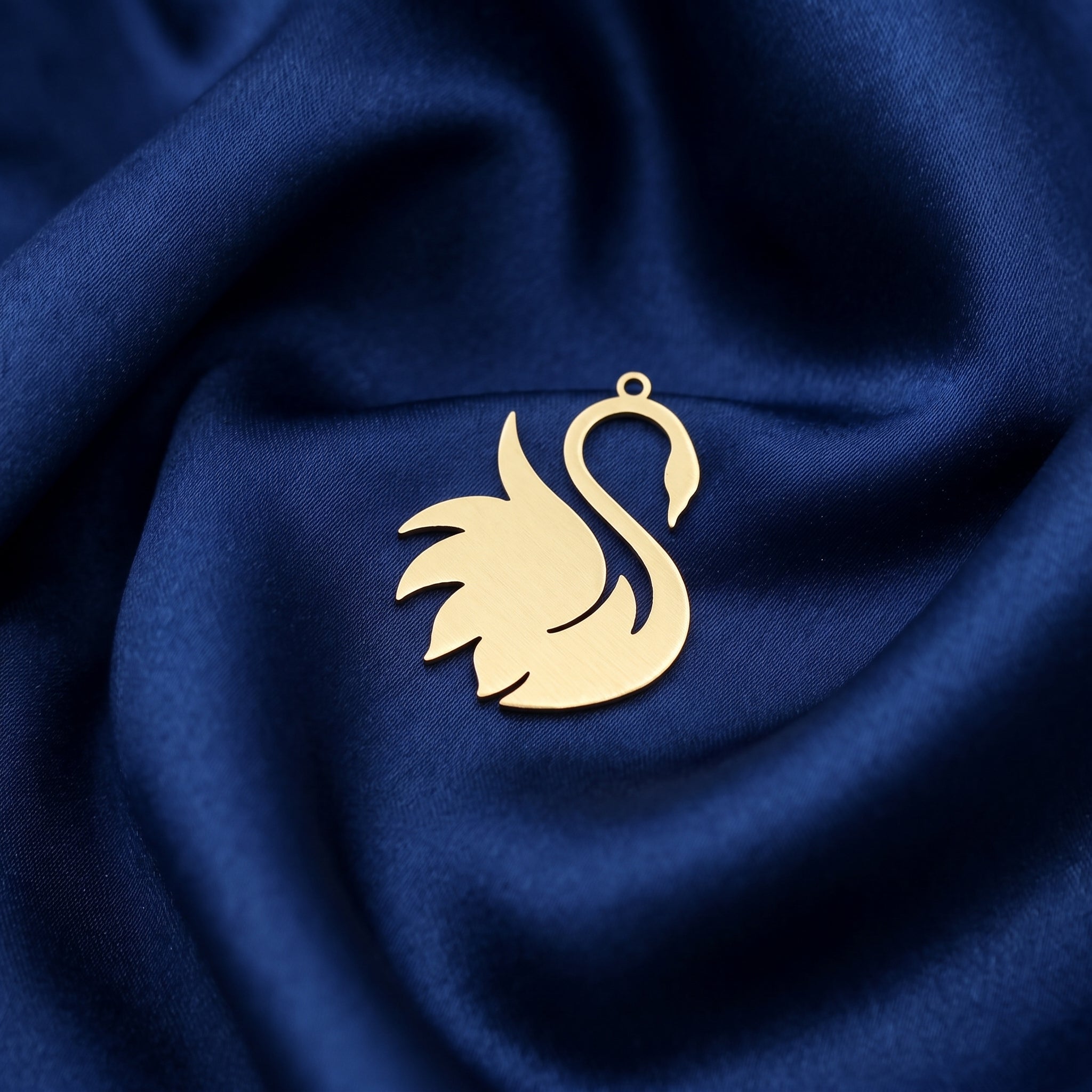 Swan Silhouette Pendant