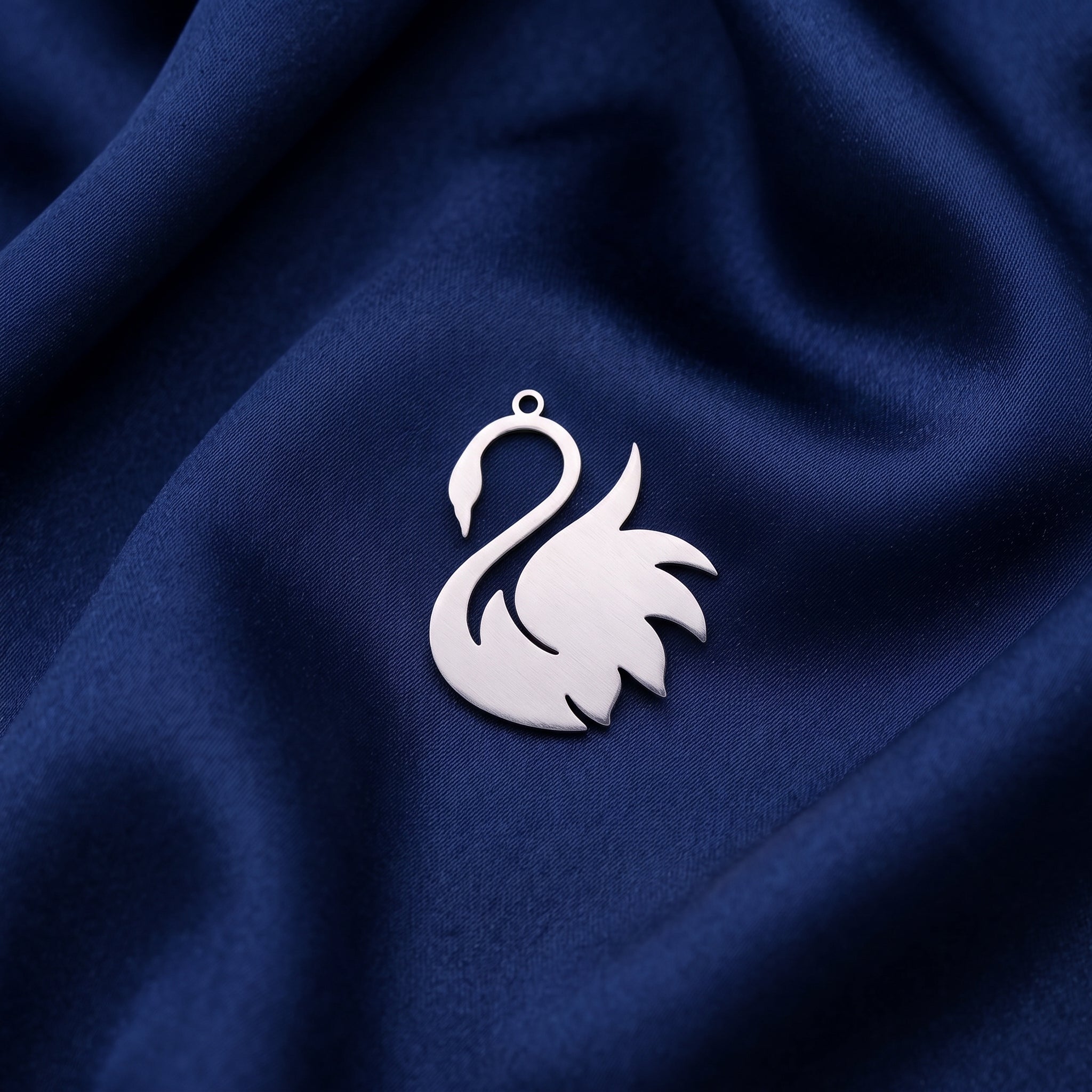 Swan Silhouette Pendant
