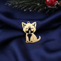 Cutout Kitten Pendant
