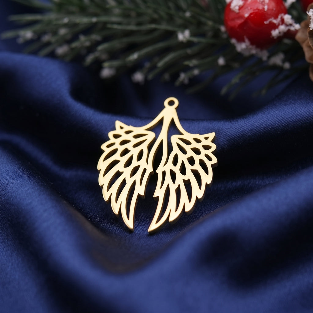 Filigree Angel Wings Pendant