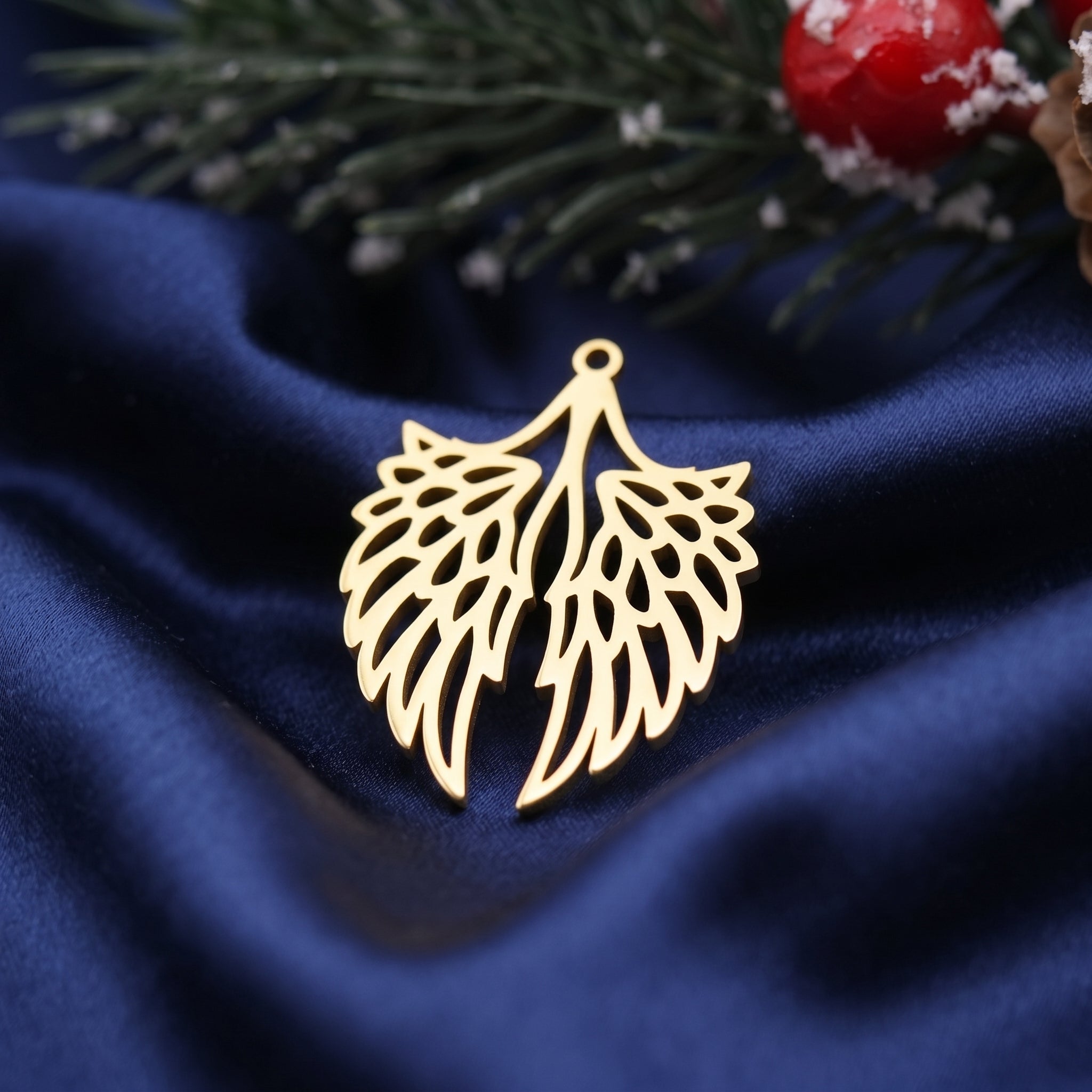 Filigree Angel Wings Pendant