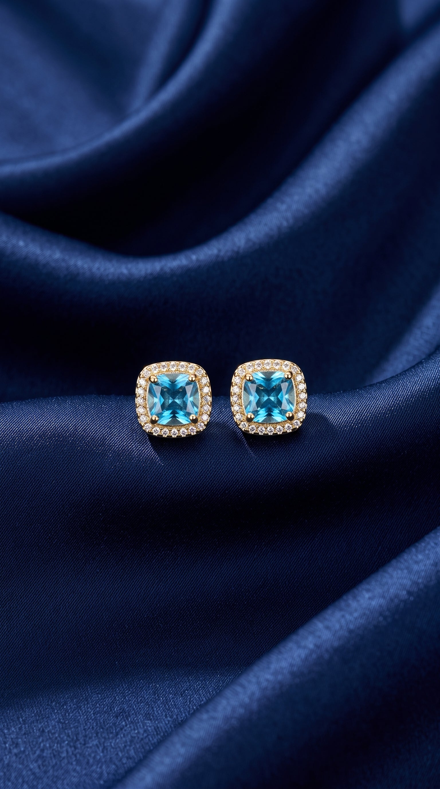 The Blush Halo Studs