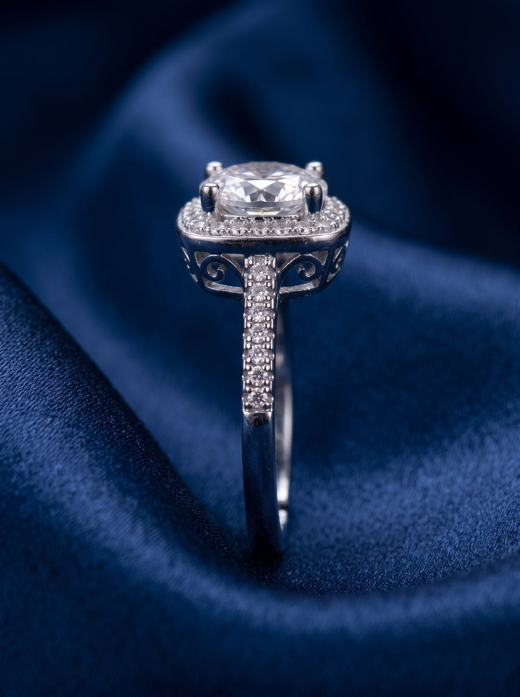 Serenity Halo Ring