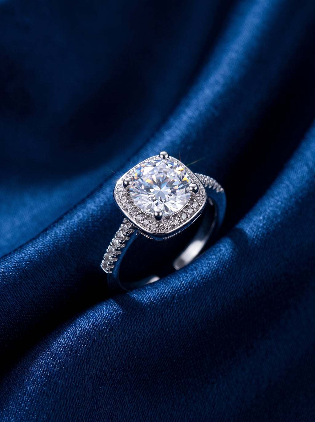 Serenity Halo Ring