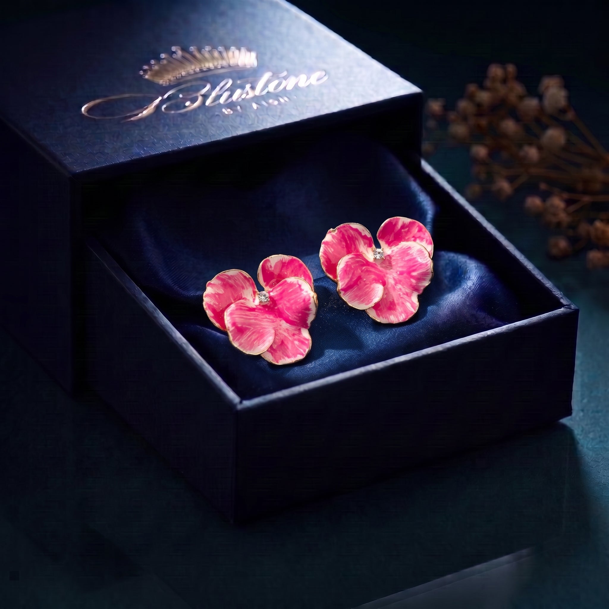 The Primrose Enamel Petal Studs