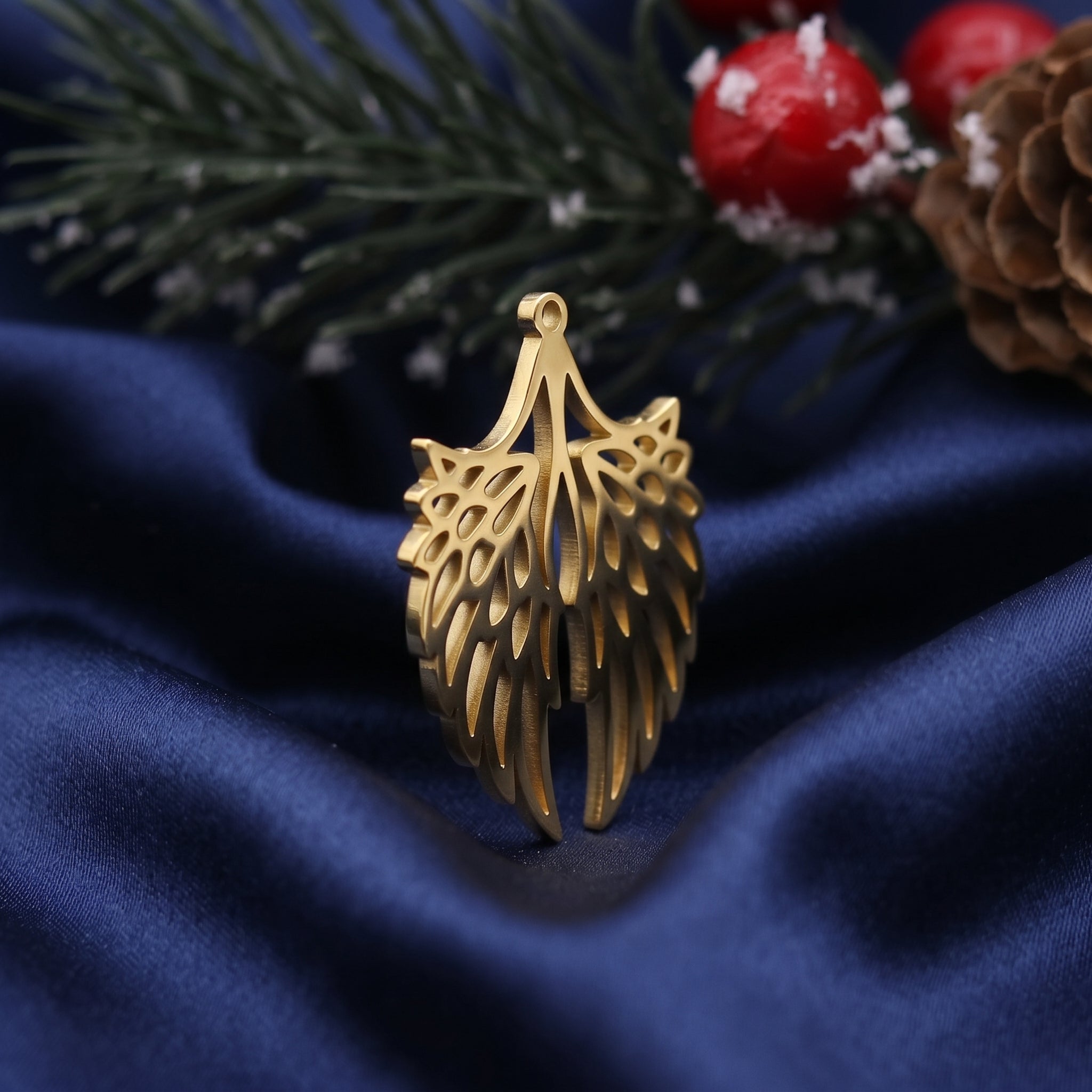 Filigree Angel Wings Pendant