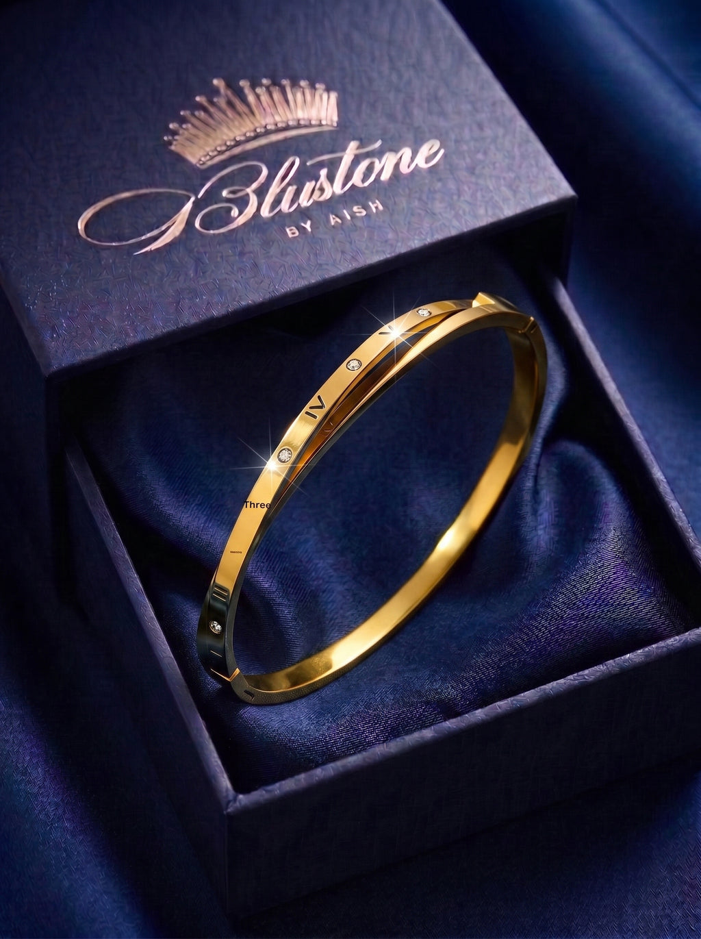 The Roman Numeral Crossover Bangle