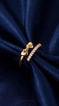 The Entwined Hearts Wrap Ring