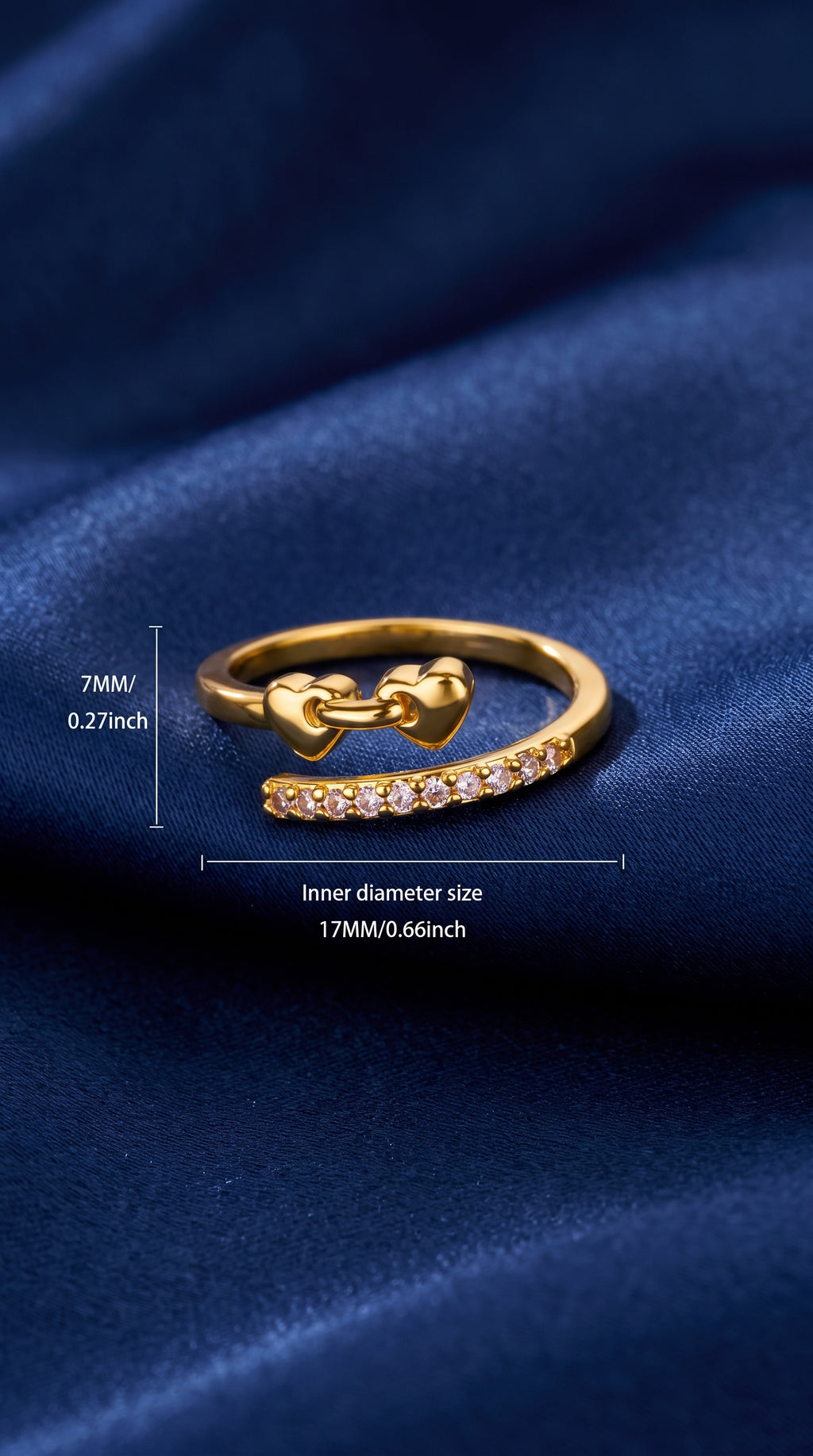 The Entwined Hearts Wrap Ring