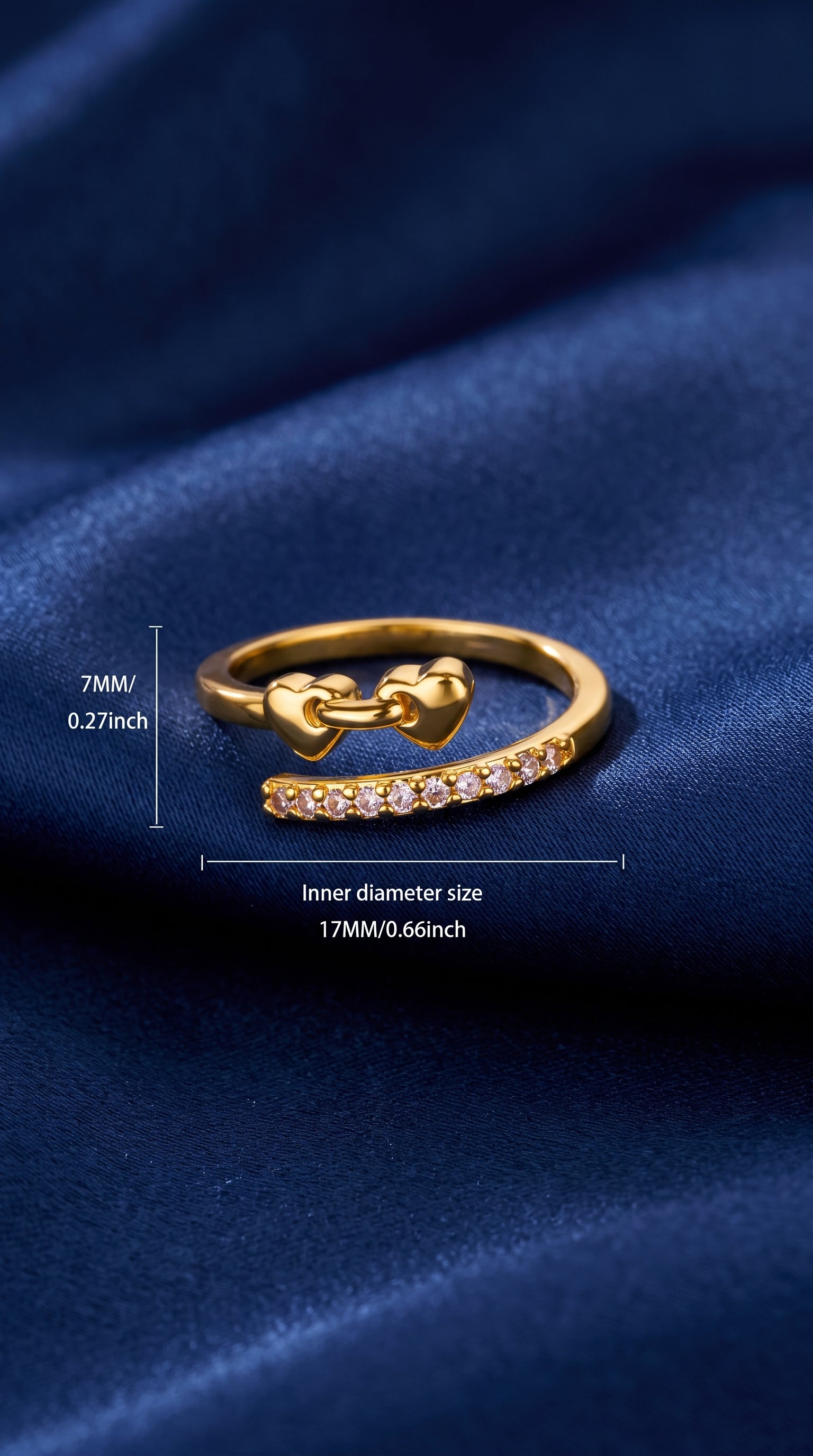 The Entwined Hearts Wrap Ring