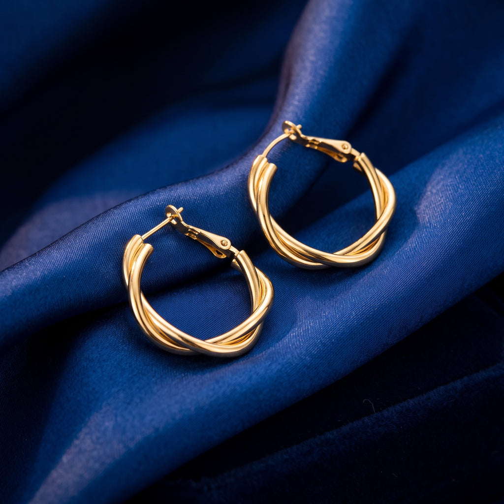 The Aurelia Twist Hoops