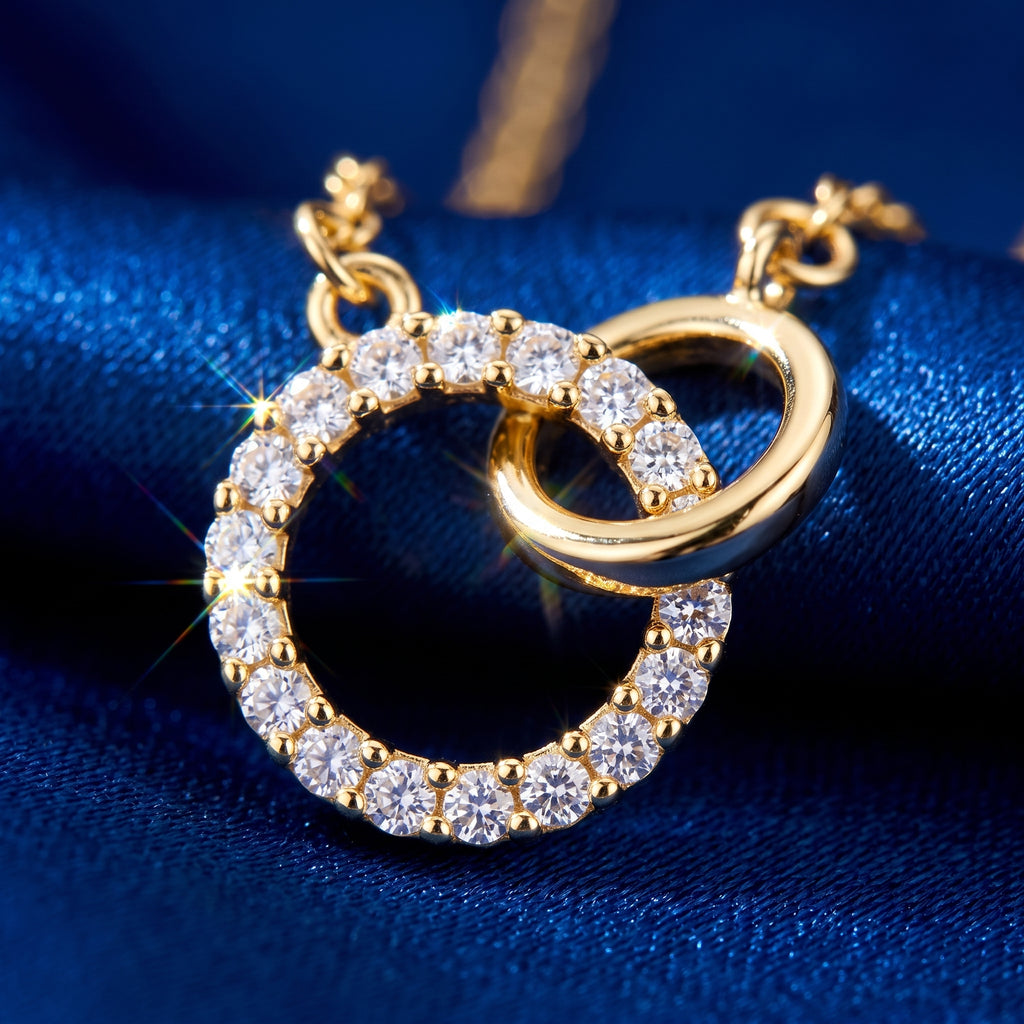 Aura Double Circle Pendant