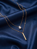 The Azure Bar Layered Necklace