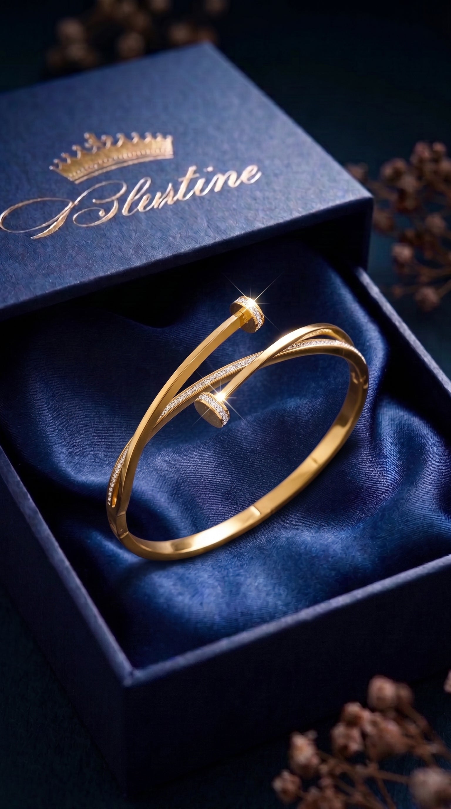The Luxe Curved Nail Bangle
