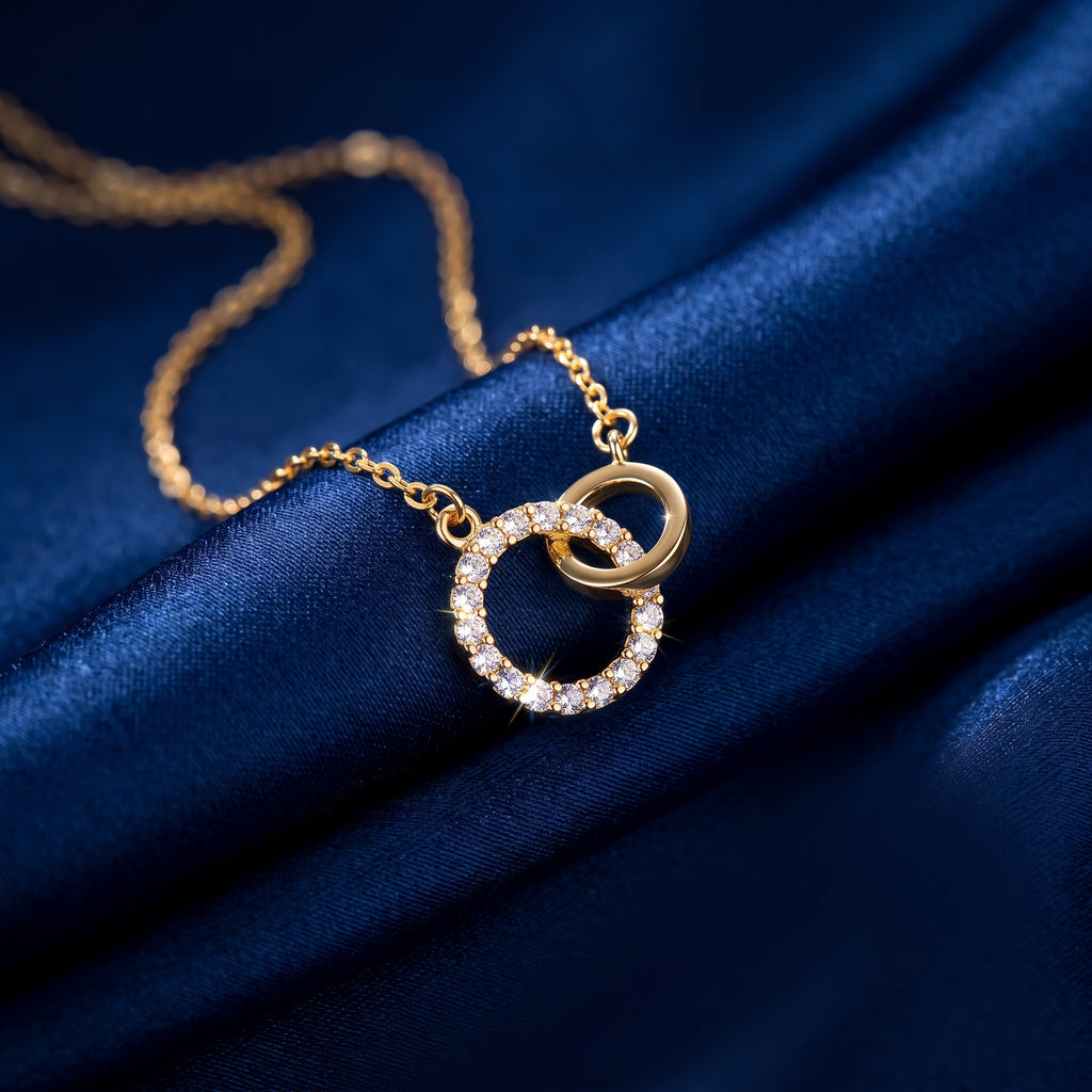 Aura Double Circle Pendant
