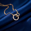 Aura Double Circle Pendant