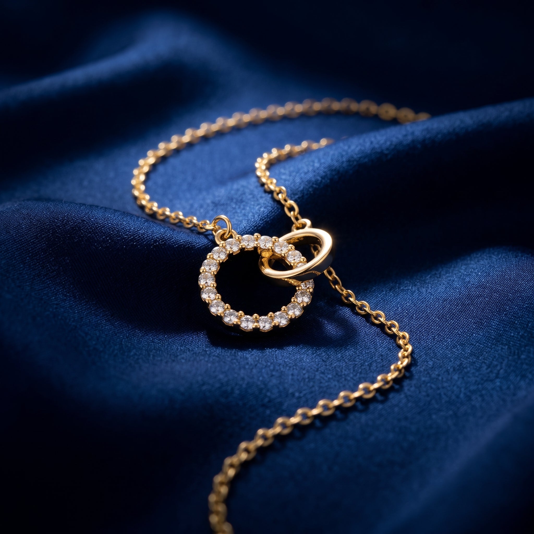 Aura Double Circle Pendant