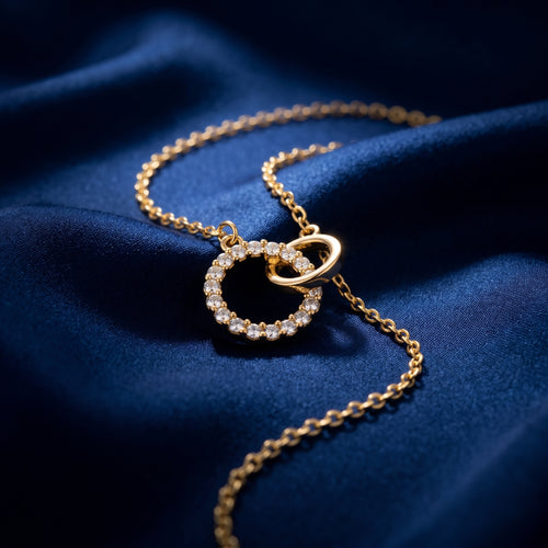 Aura Double Circle Pendant