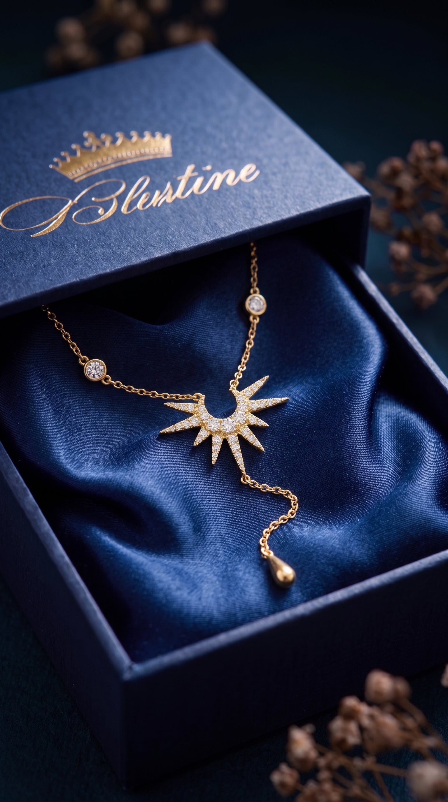 The Celestial Sunburst Y-Necklace