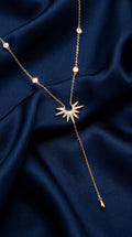 The Celestial Sunburst Y-Necklace