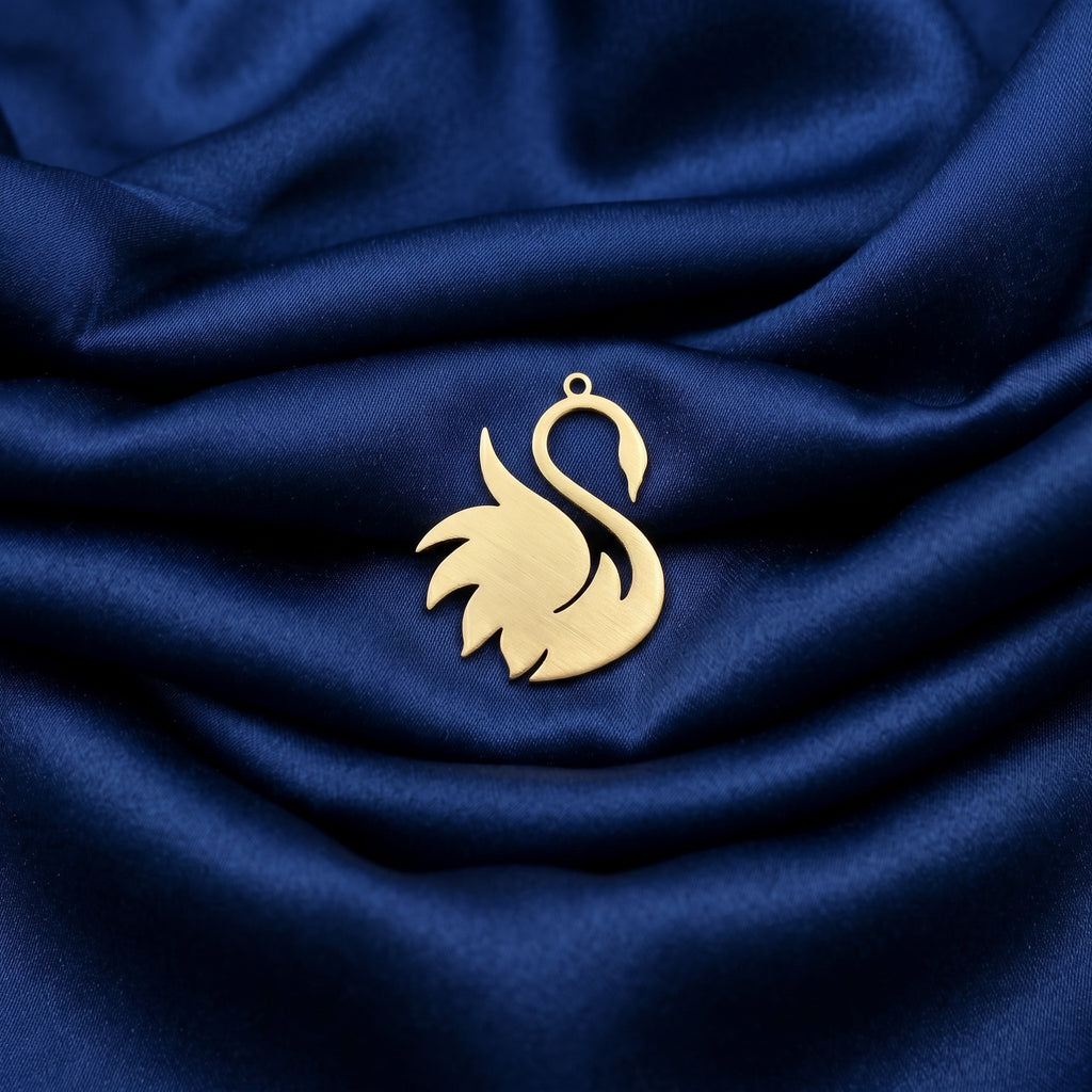 Swan Silhouette Pendant