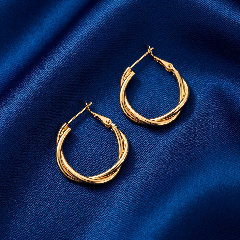 The Aurelia Twist Hoops