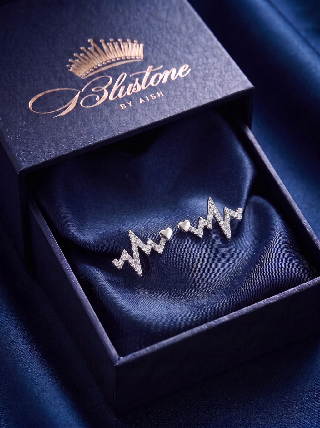 The Heartbeat Stud Earrings