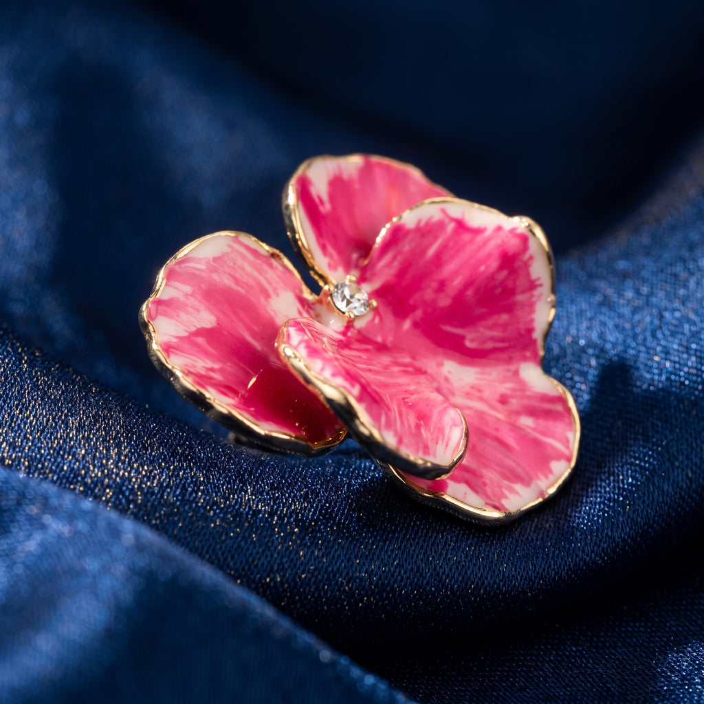 The Primrose Enamel Petal Studs