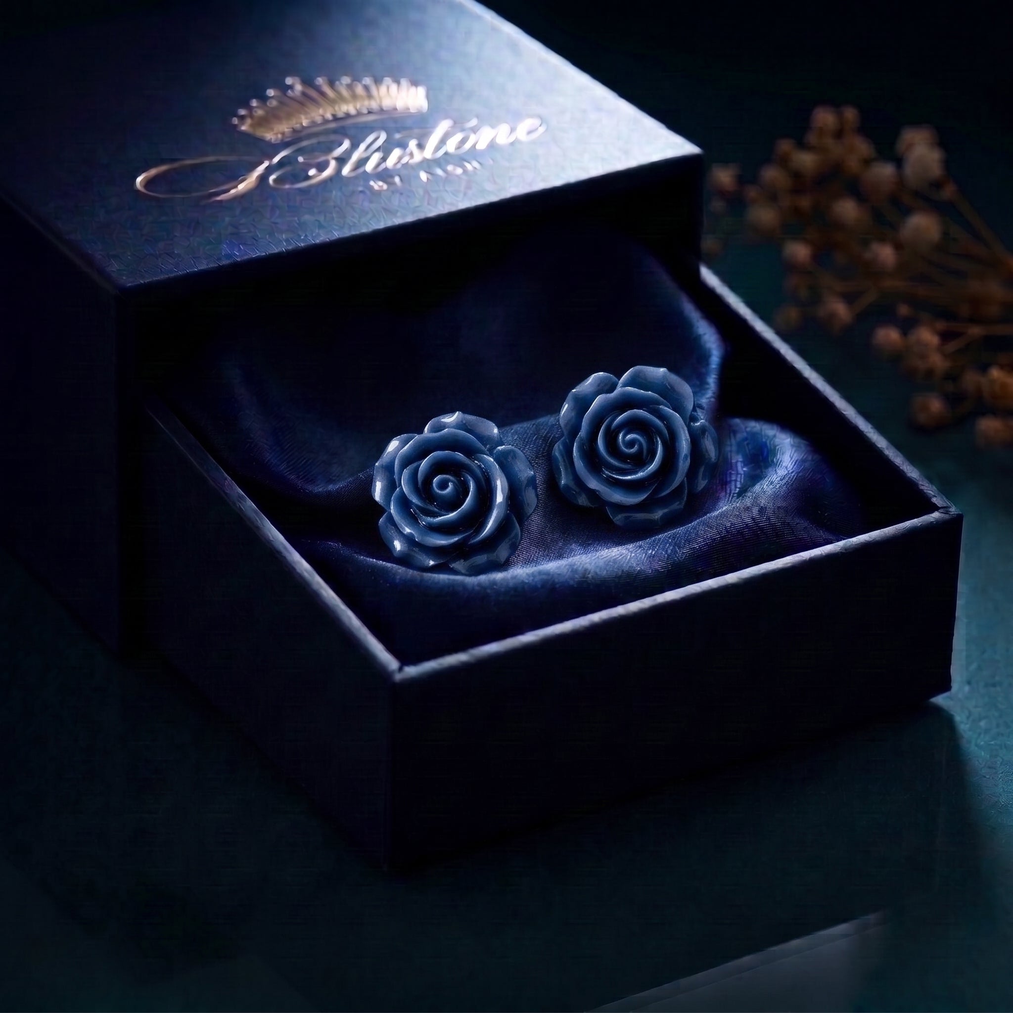 The Amoret Rose Studs