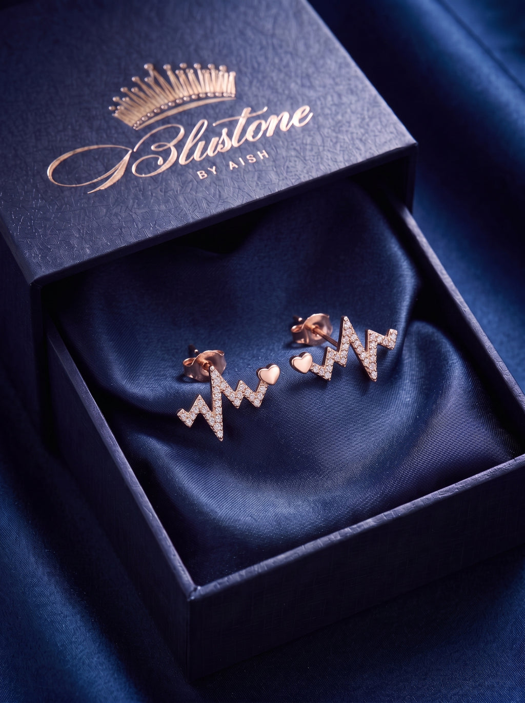 The Heartbeat Stud Earrings