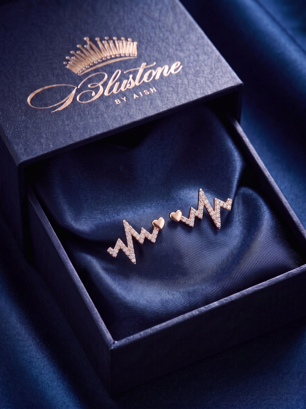 The Heartbeat Stud Earrings