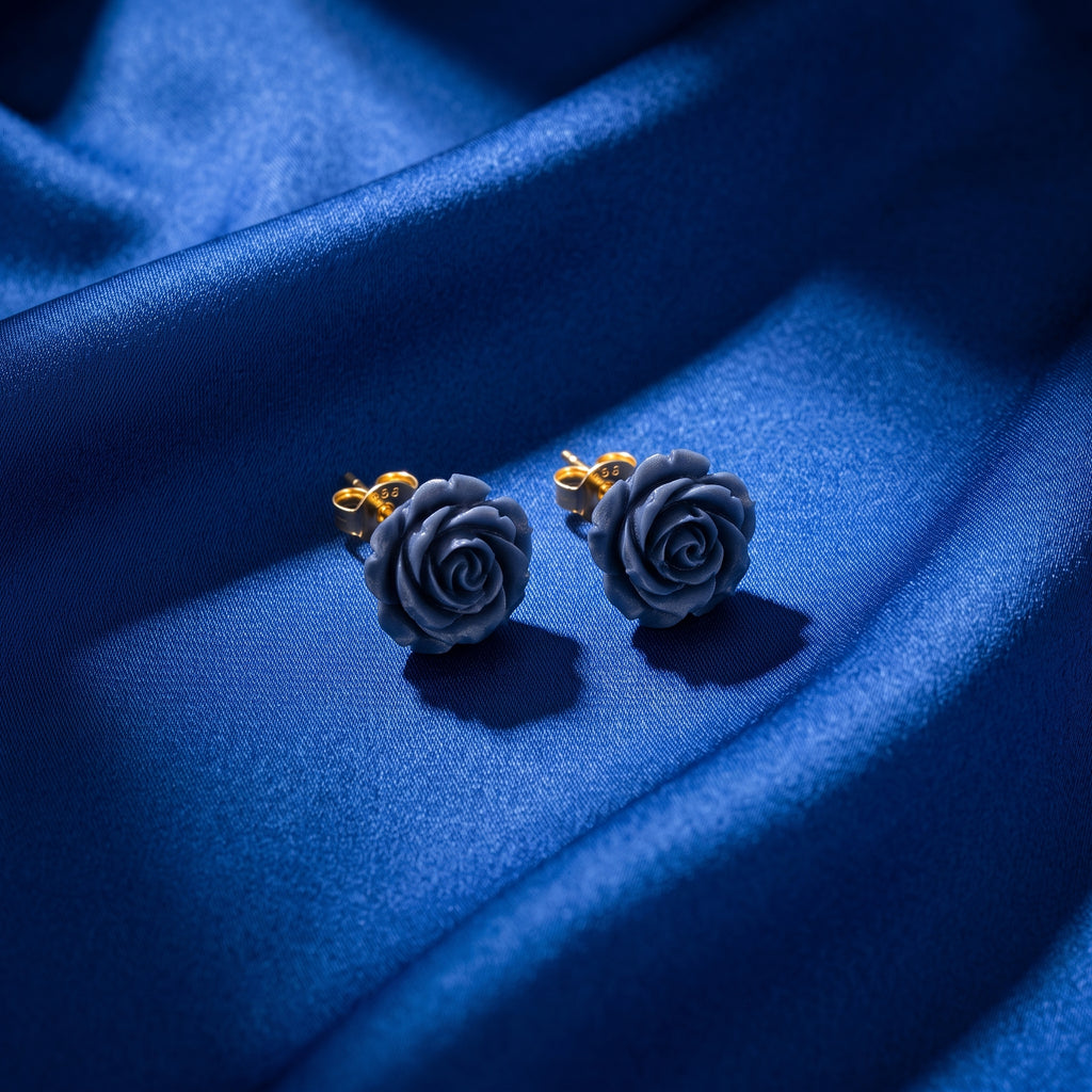 The Amoret Rose Studs