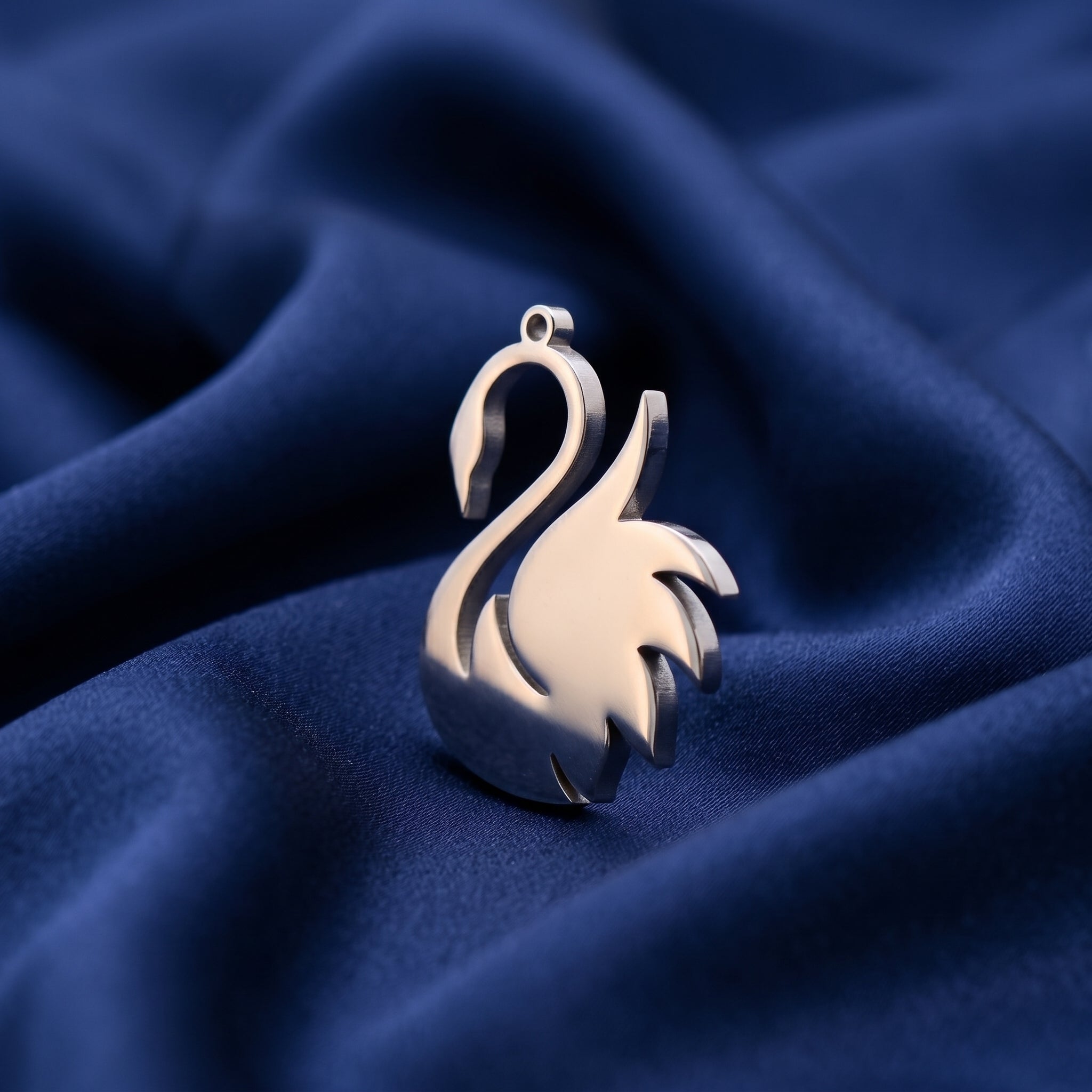 Swan Silhouette Pendant