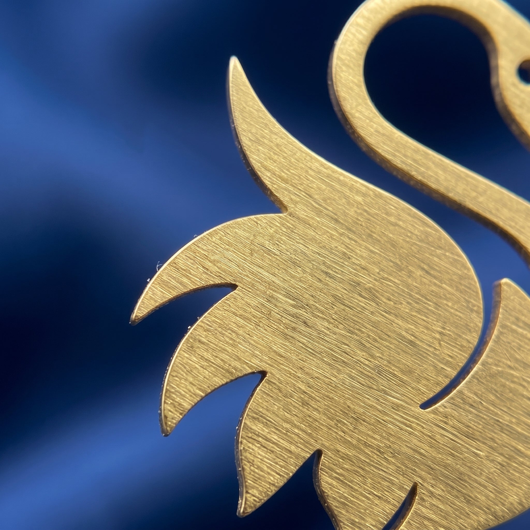 Swan Silhouette Pendant