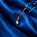 Aria Pear Droplet Necklace